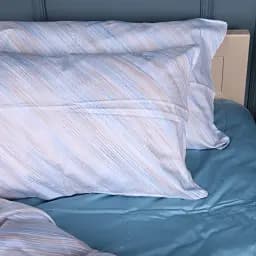 Наволочка MirSon Сатин Pastel Dream 45х45 см блакитна (2200011124087)