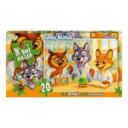 Дитячі м'які пазли Funny Animals S20-10-16, 20 елементів
