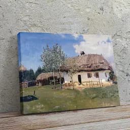 Інтер'єрна картина Українська хата, Ілля Рєпін, Ilya Repin, інтер'єрний декор, 40×60 см (id6760) - мініатюра 2
