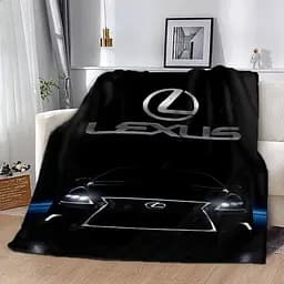 Плед плюшевий на подарунок 3D LEXUS 160х200 см