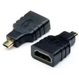 Переходник Atcom microHDMI male папа HDMI female мама адаптер