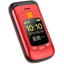 Телефон Gzone F899 Mafam F899 red Touch dual screen Flip English Keyboard