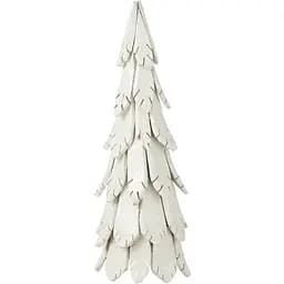 Ялинка дерев'яна J-line підлогова ручна робота 80 см біла (45180)