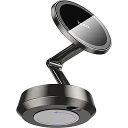 Автотримач Hoco H83 Metal Ring Magnetic Black (647939) [151314] - мініатюра 3