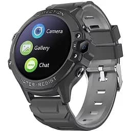 Дитячий смарт-годинник-телефон Smart Watch K55 4G з SIM-картою GPS прослуховуванням відеодзвінком чорний
