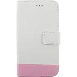 Чохол-книжка Toto Book Universal cover 4.5-5" White/Pink