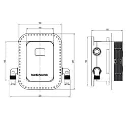 Змішувач для душу вбудований Topaz Odiss TO 08117-L03-BL-TT (22275) - мініатюра 23