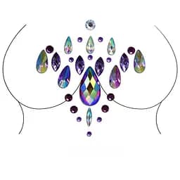 Наклейки кристали для грудей Crystals 2 8506 9х8 см