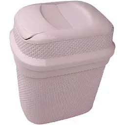 Корзина для мусора Ucsan Drop Design 16 л пурпурно-розовая (134006.1)