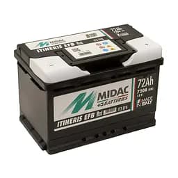 Акумулятор 6СТ-72A MIDAC ITINERIS EFB START STOP, 12V, 72Ah, R EN720А