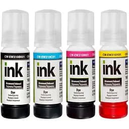 Комплект чорнил ColorWay Epson EW310 4х70 мл (CW-EW310SET01)