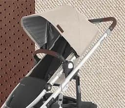 Універсальна коляска 2 в 1 UPPAbaby CRUZ 2, DECLAN (бежевий шафран/срібляста рама/коричнева шкіра) - мініатюра 11