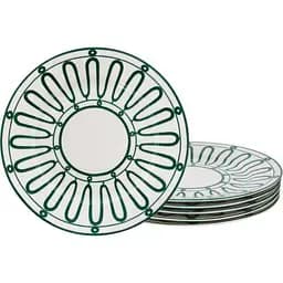 Набір тарілок Hanna Home Green line 19 см 6 шт. (922-059)