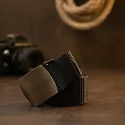 Ремінь Vintage текстильний чоловічий 115х3,8 см acs0018147 - мініатюра 7