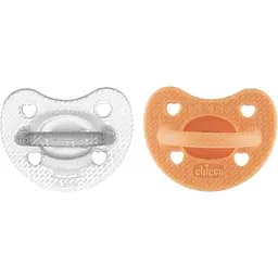 Пустушка Chicco PhysioForma Luxe силікон 6-16 міс. 2 шт. бежева та прозора (73033.31)