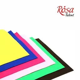 Фетр листковий, поліестер Rosa Talent 21, 5х28 см Білий 180г/м2 - мініатюра 2