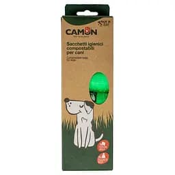 Пакеты для собачьих фекалий Camon биоразлагаемые (12 рулонов x 15 шт.) (B530/4)