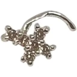 Срібна сережка-пірсинг в ніс Dear. 1045.1С