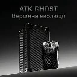 Ігрова бездротова мишка ATK Blazing Sky GHOST / Три режими підключення / Сенсор PAW3950 Ultra / 42000 DPI / Black - мініатюра 2