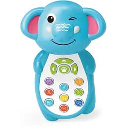 Развивающий телефон METR Plus «Игры с друзьями» M 5773ABC(Blue) 13 см, украинский