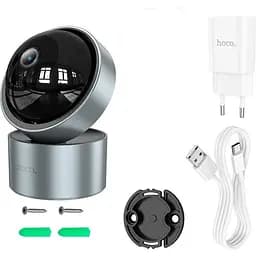 IP-камера для відеоспостереження Hoco D5 Grey [143167] - мініатюра 7