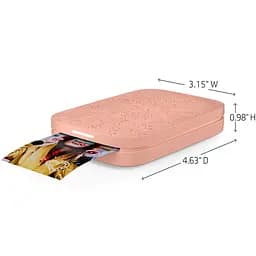 Фотодрукарка портативна HP Sprocket Pink 2"x3" 313x400dpi Zink 64MB Bluetooth колір рожевий (HPISPP) - мініатюра 2
