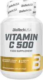 Вітаміни та мінерали BioTech Vitamin C 500, 120 таблеток