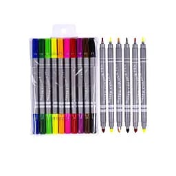 Дитячі фломастери Двосторонній COLOR-IT 108-10F 10 кольорів - мініатюра 3