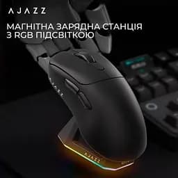 Мишка Ajazz AJ179PRO Wireless/Bluetooth/USB Charging Dock Black (AJ179-PRO-B) - мініатюра 8