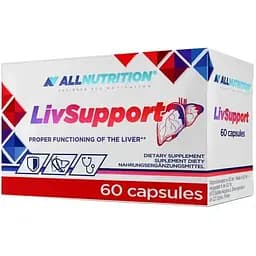 Натуральна добавка AllNutrition LivSupport, 60 капсул