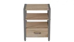 Тумба універсальна Ferrum-decor Вів'єн 1/1 50x41x40 сірий ДСП Дуб Сан-Марино 16мм (FRD-104152) - мініатюра 7