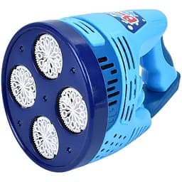 Автомат для мыльных пузырей 456-26A с подсветкой, аккумулятор, запаска, USB, синий