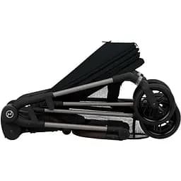 Коляска Cybex Melio Moon Black з бампером чорна (522002647) - мініатюра 7