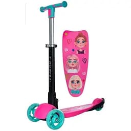 Самокат детский iTrike складной 29х13 см Розовый 000222735