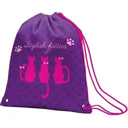 Сумка для взуття Yes SB-10 Stylish Kitties бузкова (555476)