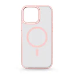 Чехол для Apple iPhone 15 Pro Max, Uniq MagCase, розовый, противоударный, панель-накладка с MagSafe, ударопрочный TPU+PC, с магнитом MagSafe, поддержка полноценной беспроводной зарядки, ArmorStandart (ARM75288)