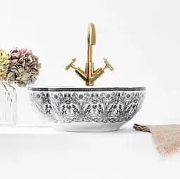 Умивальник Rea Asanti 42x42 grey (REA-U7506) - мініатюра 2
