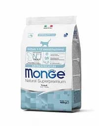 Сухий корм Monge Cat Monoprotein Kitten з фореллю для кошенят 1,5 кг
