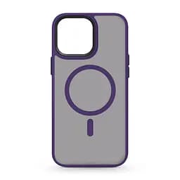 Чехол для Apple iPhone 14 Pro Max, Uniq MagCase, фиолетовый, противоударный, панель-накладка с MagSafe, ударопрочный TPU+PC, с магнитом MagSafe, поддержка полноценной беспроводной зарядки, ArmorStandart (ARM75314)