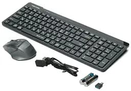 Комплект (Клавіатура та Миша) A4Tech FG2400 Air Wireless Black - мініатюра 4
