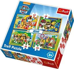 Набір Пазли - (4в1) - "Завжди на поготові" / Nickelodeon "Щенячий патруль"