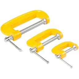 Набір струбцин G-тип Mastertool 25 x 45 x 70 мм (у наборі 3 шт.) 07-0300