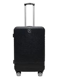 Валіза середня M ABS-пластик Worldline Airtex 652 69×45×29см 88л Чорний