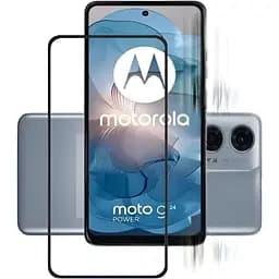Захисне скло BeCover для Motorola Moto G24 / G24 Power Black (710716) - мініатюра 4