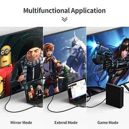 Кабель HDMI v2.1 Choetech XHH01BK 8К 60 Гц, HDR10, HLG, 48Gbps, 2m - мініатюра 6
