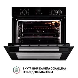 Духова шафа електрична Perfelli Diamond 6D10NS Nero - мініатюра 11