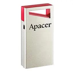 Флеш-накопичувач USB 32GB Apacer AH112 Gold/Red (AP32GAH112R-1) - мініатюра 3