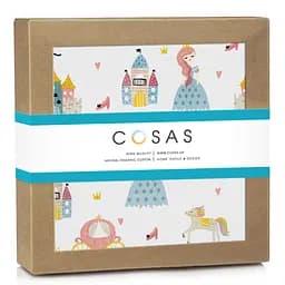 Пелюшки фланелеві Cosas Princess 80x80 см, білі