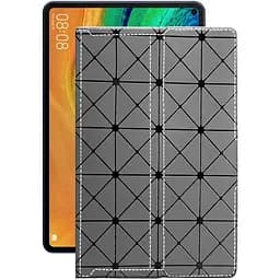 Чехол StatusCASE из экокожи для планшета Huawei MatePad Pro 10.8 Серый ромб