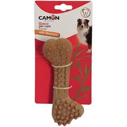 Игрушка для собак Camon Большая кость с бамбуком 17 см